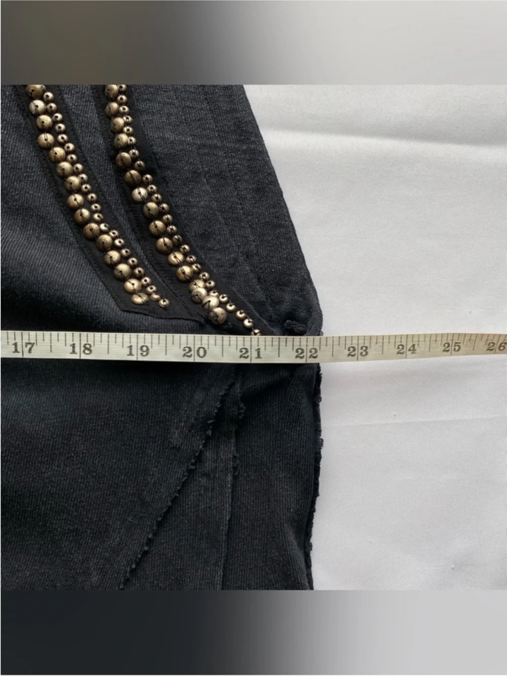 Free People Washed Black Ria Studded Sleeveless Top Size Large Best Seller